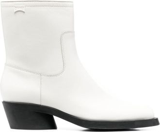Camper Upright ankle boots - women - Leather/Leather/Rubber - 36 - White