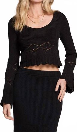 Saltwater Luxe Monica Sweater In Black