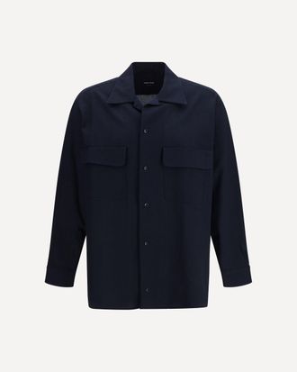 Giorgio Armani Cotton Shirt with classic collar Male S
