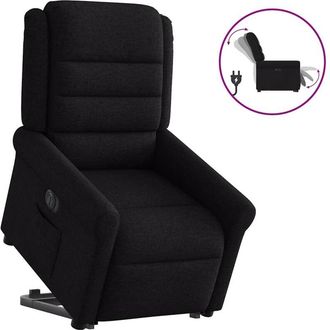vidaXL Vidaxl - Sill&oacute;n El&eacute;ctrico Reclinable Elevable De Tela Negro