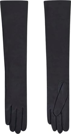 Cortana Jin Long Leren Handschoenen - Dames - Handschoenen - Grijs - L - Leer - Accessoires