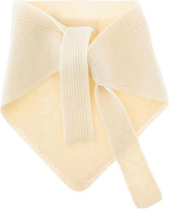 Jacquemus Le Chale Gros Grain Triangular Wool-Blend Shawl Scarf