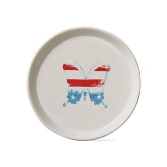 Tag Butterfly Multicolor Ceramic Appetizer Plates for Summer in Multicolored at Nordstrom