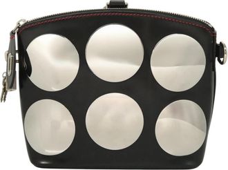 Louis Vuitton Suhari Lockit Leather Black Leather Handbag (Pre-Owned)