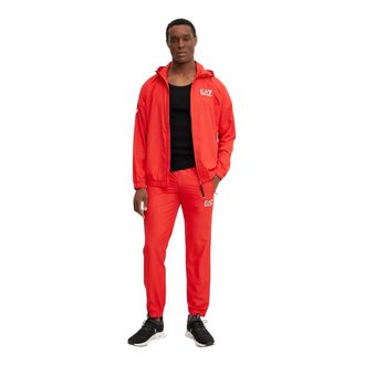 Emporio Armani Trainingspak Set - Heren - Sport - Rood - Maat: 2XL Poliester