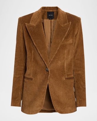 Smythe 90s Oversized Corduroy Blazer
