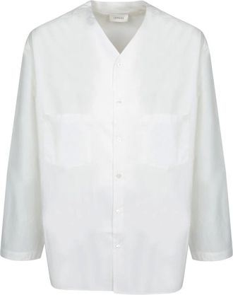 Christophe Lemaire Hombre, Camisas, Blanco, Talla: M
