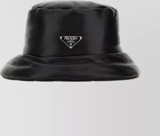Prada structured leather bucket hat