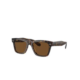 Oliver Peoples Heren, Accessoires, Bruin, Maat: 53 MM