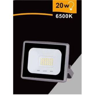 Trade Shop Trade Shop Traesio - Trade Shop - Faretto Led Faro 20 W 1800 Lm Ip65 Grigio Luce Calda Fredda Naturale Ek02-20w-g