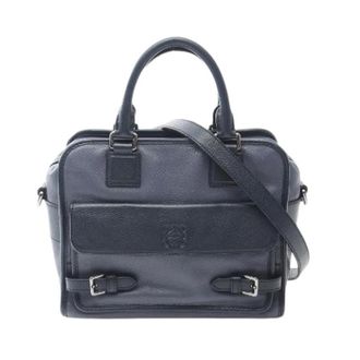 Loewe Pre-owned Handbags, female, Blue, Size: ONE SIZE Pre-owned Cruz Leather 2way Handbag