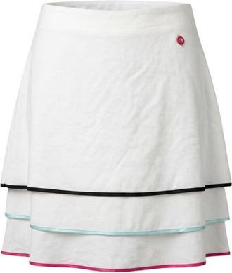 Trussardi Gonna Corta a Strati - - Skirts - Donna - Bianco - S