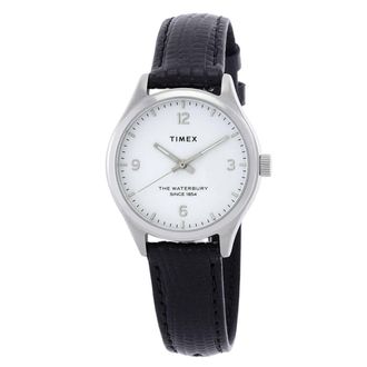 Timex Waterbury Quartz White Dial Ladies Watch TW2U97700