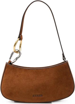 Staud Staud, Tassen, Dames, Bruin, ONE Size, Leer, Ollie Bag