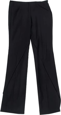 Alexander McQueen angled seam trousers - Black