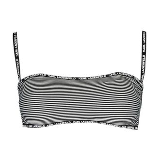 Karl Lagerfeld Bikinis, female, Black, XS, Costume TOP Woman Black