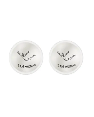 Rosanna Tabletop Set Of 2 Love Bowl Dipping Dishes