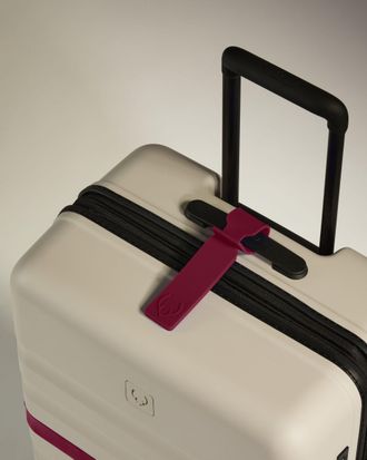 Antler Luggage Tag In Heather Purple