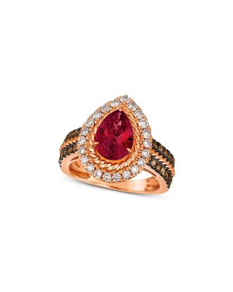 Le Vian Pomegranate Garnet 14K Rose Gold 3.74 ct. tw. Diamond & Garnet Ring