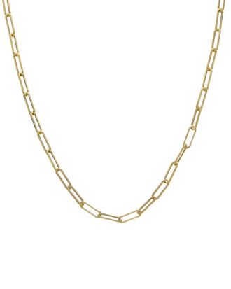 Italian Gold, Inc 10K 2.5Mm Polished Paperclip Necklace