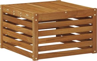 vidaXL Mesa De Exterior Madera De Acacia S&oacute;lida Natural Vidaxl