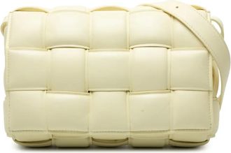 Bottega Veneta 2012-2025 Nappa Intrecciato Padded Cassette crossbody bag - Yellow