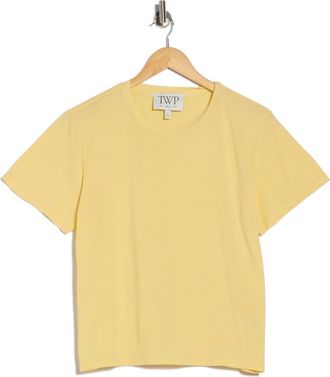 TWP His Cotton Blend T-Shirt in Maize at Nordstrom Rack, Size Xx-Small