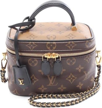 Louis Vuitton Borsa a tracolla Vanity PM con monogramma Reverse 2020 - Marrone