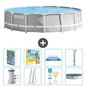 Intex Piscina Prism Frame Redonda - 427x107 Cm - 9-piezas S532