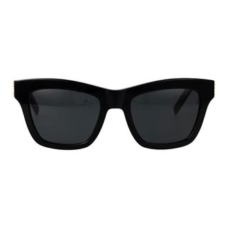 Saint Laurent Dames, Accessoires, Zwart, Maat: 52 MM Nylon