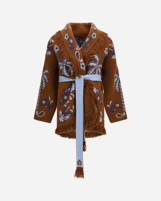 Alanui Island Roots Cardigan with belt Female S