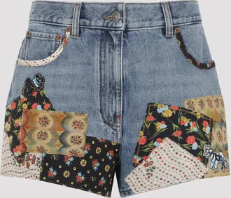Valentino patchworkbroek