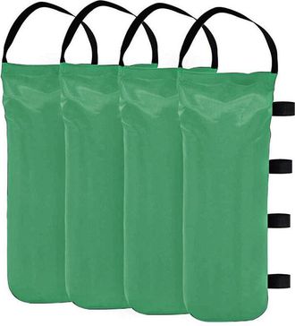 OEM Juego De 4 Sacos De Arena Para Cenadores - Calidad Industrial - Pesos Para Cenadores Y Carpas De Jard&iacute;n - Verde C&eacute;sped