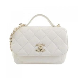 Chanel unisex, Pre-owned, Wit, Maat: ONE Size Leer