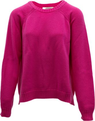 Valentino Garavani Women Knit Sweater in Womens Fuchsia