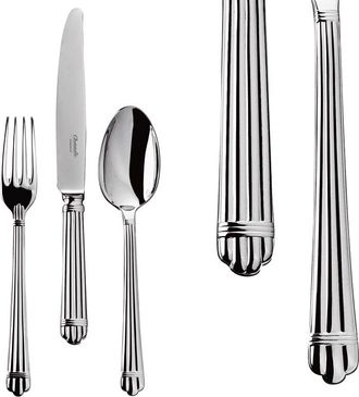 Christofle Silver Plated Aria Butter Spreader 0022-031