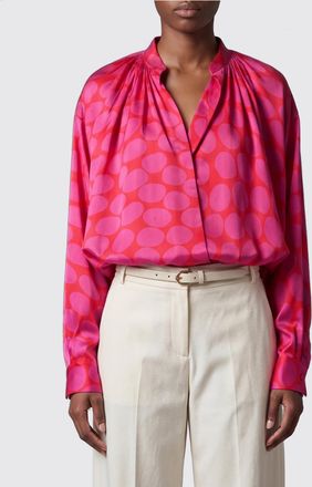 Dries Van Noten Blusa Dries Van Noten in raso con stampa a pois