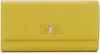 Elisabetta Franchi Crossbody Bag - Dames - Portefeuilles - Geel - ONE Size - Polyester - Accessoires