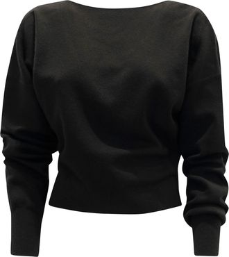 Parosh Lime24 Black Sweater