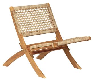 Nordlys Silla en madera de acacia y cuerda