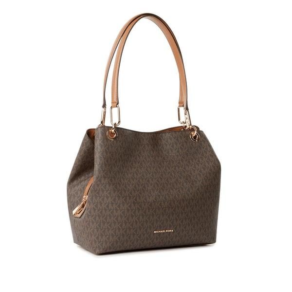 Kors Lillie Large Michael Kors Tasche Wildleder Braun Michael Kors