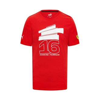 Puma Scuderia Ferrari - Charles Leclerc Driver T-Shirt - Men - Red - Size: XL
