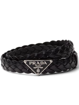 アクセサリーその他 PRADA CINTURA SOTTILE IN PELLE SAFFIANO Prada Cintura In Pelle Saffiano | Nero | FARFETCH IT