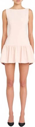 Amanda Uprichard Katina Skort Romper In Biscotti