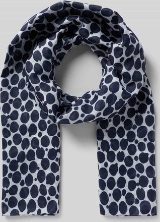 More & More More & More Schal im Allover-Look in Marine, Gr&ouml;&szlig;e 1