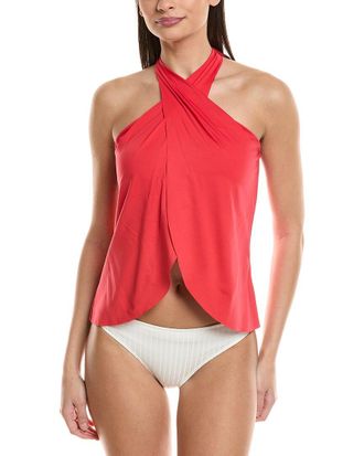 Vince Camuto Crossover Tankini Top