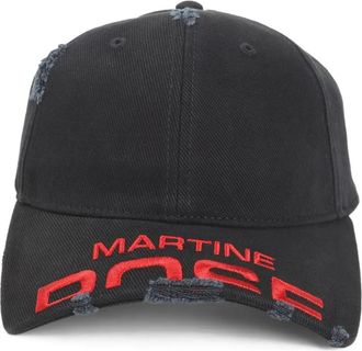 Martine Rose Cappello da baseball con effetto vissuto - Nero