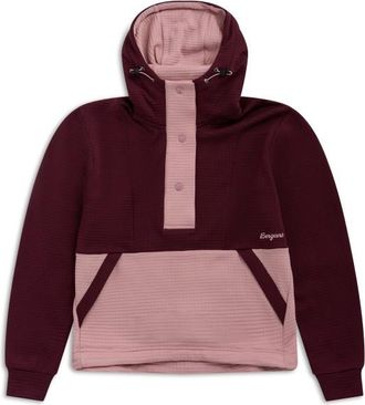 Bergans Vega Wool Hoodie Hoodie f&uuml;r Damen | rot