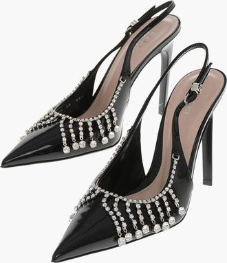 Gucci Patent Slingback Pumps with Jewel Detail 11cm Gucci
