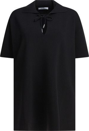 Max Mara Womens Black Polyamide Top viscose - Size Medium